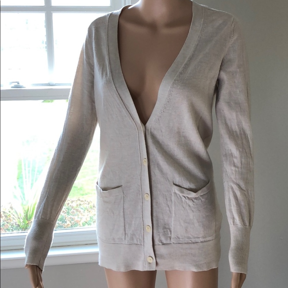 Preppy Extra Fine Merino wool cardigan